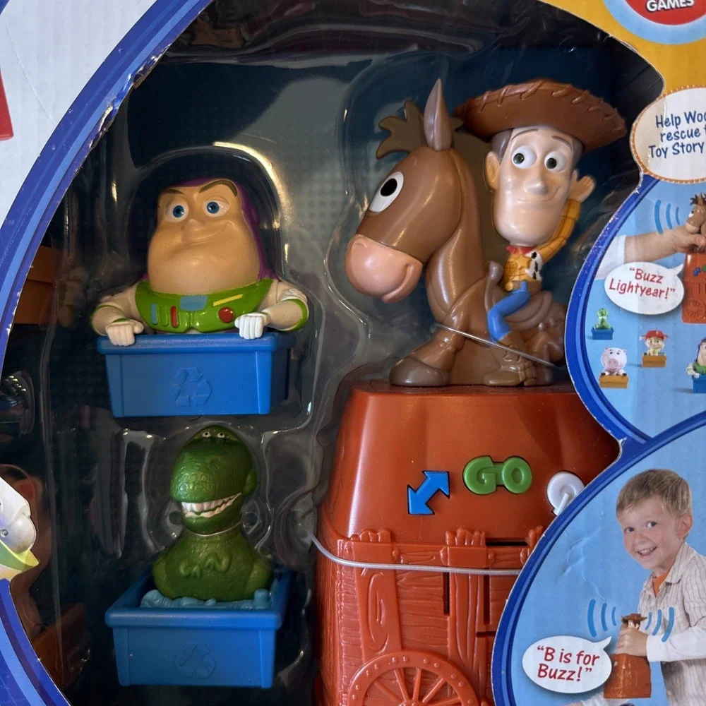 Disney Pixar Toy Story 3 Woody's Run Around Roundup Game Buzz Lightyear Rex Hamm